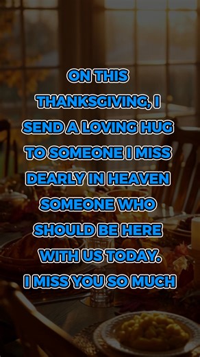 Thanksgiving always tugs at the heart, reminding us how much we still miss the ones celebrating in Heaven. #fblifestyle | Share your feelings