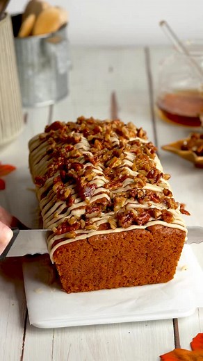 128K views · 2.9K reactions | This maple pecan bread is quick and...