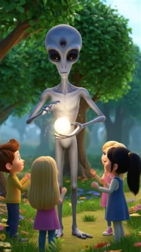 #ufo #jadu #alien #animation #youtubeshorts #kidsvideo #kids