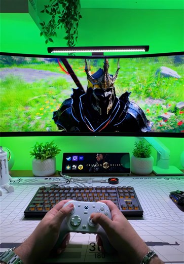 My first hours on Crimson Desert, such a beautiful game 🔥 #fyp #gamingsetup #gamingpc #gaming #desksetup