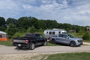 Ford F-150 Lightning Vs. F-150 Hybrid: What We Learned Towing and Hauling With an Electric Truck | Cars.com