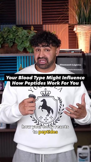 Your blood type may affect how you respond to peps!