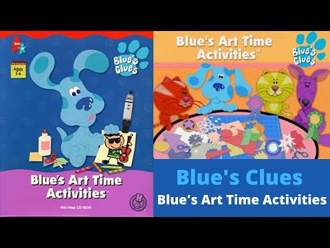 Let's Play Blue's Art Time Activities