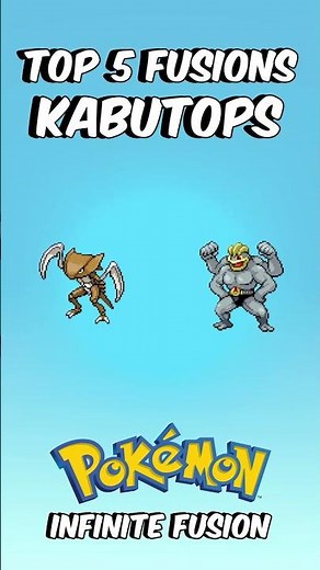 Kabutops Top 5 Fusions 💥 Which is YOUR Favorite? Pokemon Infinite Fusion #pokemoninfinitefusion