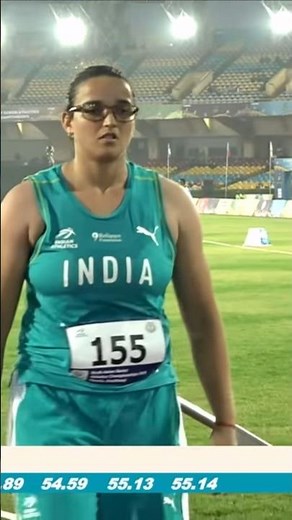 Seema representing India in discuss throw.. 4th South Asian Senior Athletics Championships