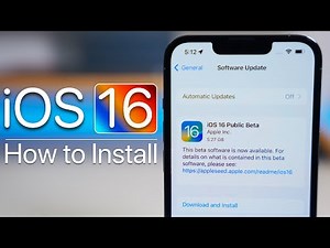 How To Install iOS 16 Public Beta