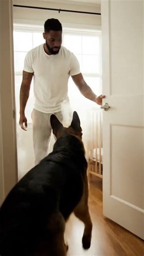 He Heard the Cry German Shepherd Protects the Family During Fire Drill #germanshepherd