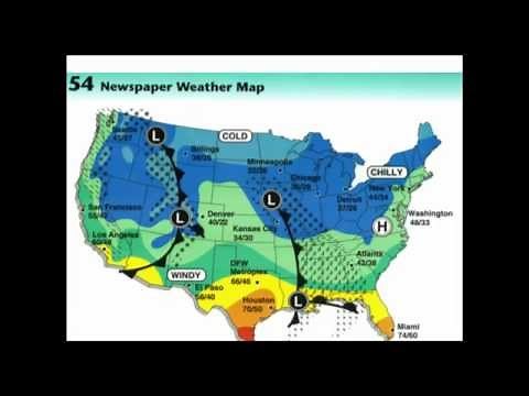 V. 52 Weather Map Symbols