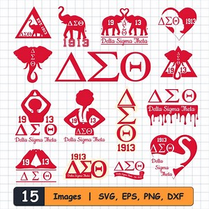 Delta Sigma Theta SVG Bundle: DST Sorority Graphics (digital Download) - Etsy