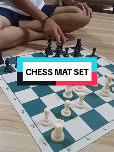This chess mat is perfect for gifts and tournament games. #chess #chesstok #chessmaster #chessgame #chesstournament