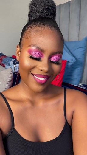 Pink eyeshadow tutorial #fyp #mua #makeupartist #AtosGotBars #eyeshadowtutorial #eyeshadow