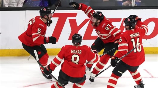 加拿大冰球队在四国对抗赛决赛中战胜美国队 | RCI