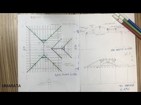 HIP ROOF / PLAN DRAWING