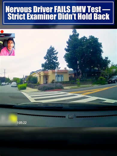Nervous Driver FAILS DMV Test — Strict Examiner Didn’t Hold Back #dmv #dmvtest #dmvpracticetest #drivingtest #learnontiktok #dmvpermittest #driverspermit #drivingpermit #drivinglessons #driverslicense #test #driving #fyp #usa