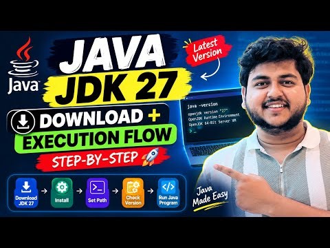 How to Install Java JDK 27 on Windows 11 | Step-by-Step Java JDK 27 Installation & Setup