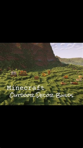 Outdoor Decor Inspiration for Minecraft Builds