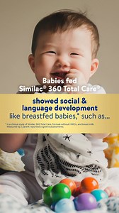 16 reactions | Support 360 baby development with 360 Total Care. | Similac US | Facebook