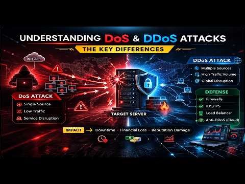 DoS and DDoS Attacks Understanding | Cyber Attacks
