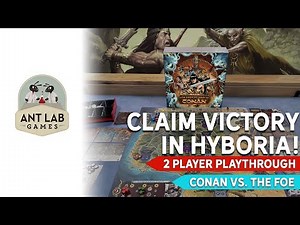 The Adventures of Conan | Board Game | Playthrough | Preview