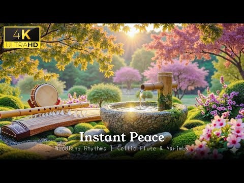 Woodland Rhythms, Uplifting Nature Music for Focus, Joy & Stress Relief | Flute & Marimba