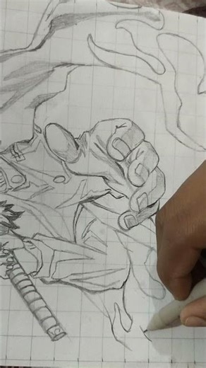 rangoku art part 3 🔥 #drawing