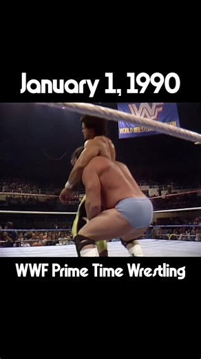 On this day in 1990 on WWF Prime Time Wrestling: Hercules defeated John Justice by submission. #worldwrestlingfederation #wwe #wrestlingtiktok #wrestlingflashback #90swrestling