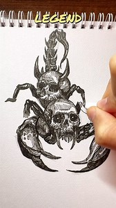 17K views · 246 reactions | Creepy Scorpio Drawing What’s Your Level??✍️✨ #howtodraw #drawingtutorial #animeart #artistsoninstagram #artchallenge #artist #tutorialdesenho #viraltiktokvideo #fyp #dessinanimé | Studioyaart Vasco | Facebook