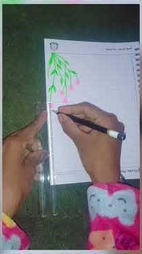 Paper boder design # project work # paper decoration # ideas # paper boder art'