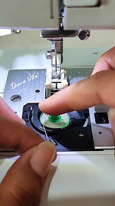 how to install the bottom thread on a sewing machine portable. #sewing_tips_and_trick_beginners #sewing #stitching #sewingtips #sewinghacks #design #Dress #kebaya #fashion #skirtguide #costura #patronaje | Diana Ulfa