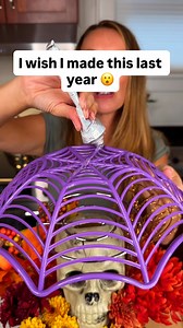 2.3M views · 15K reactions | Spooky Fall Centerpiece Under $5 Easy and festive, this simple DIY craft uses household items and dollar store accessories to make a centerpiece your whole family will be talking about! #fallvibes #halloween #diydecor | Randy & Mandy | Facebook