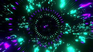 Download 3d motion loop of tunnel epic abstract colorful futuristic spiral tunnel animation, 4K resolution, vj dj music endless loop background for free