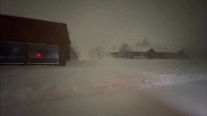 INTENSE POWER FLASH from the Michigan Blizzard this morning! 😲 📷 CJ Ziegler | Meteorologist Max Velocity