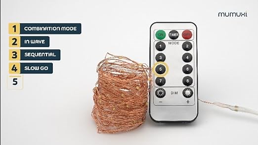 Fairy lights with remote control - Instructions