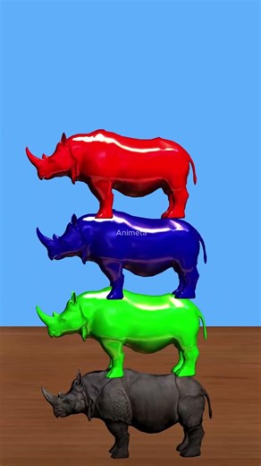 Rhino Fun II 3d animation II Cartoon Animation