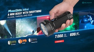 ✨Discover Versatility with Olight Marauder Mini! 💡 From spotlight to floodlight, the Marauder Mini does it all. Robust 7000 lumens output and 600m spotlight throw handle any outdoor challenge. 🌲🔦 🔋A 24Wh battery for extended use. Marauder Mini elevates your camping experience!🏕️ 🚀Upgrade your gear with Olight today! 🌟👉https://www.olightstore.com.au/ | Olight Australia