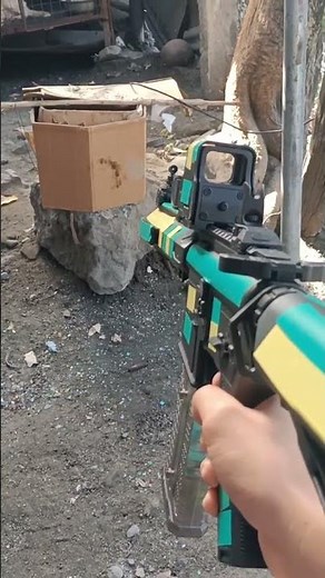 POV: This AR-15 Gel Blaster Skin is INSANE! 🌈🎯