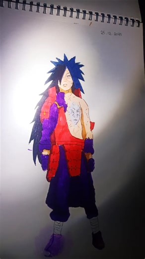 how to draw a madara Uchiha please 100 like