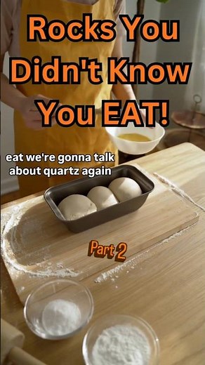Rocks You Didn't Know You Eat: Quartz Part 2 - What Happens To It? #Quartz #minerals #science
