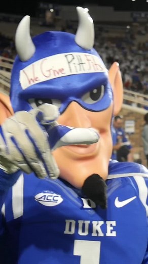 Get you a hype man like the 🔵😈 #nationalmascotday #duke #bluedevil #fyp #foryou #mascot #dance