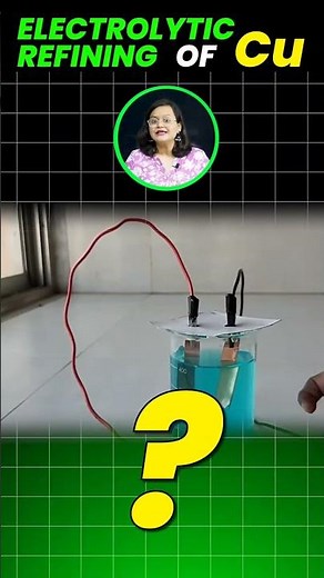 Electrolytic Refining of CU🧪📚🔥#class10 #vedantu9and10 #class10chemistry #nikitamam