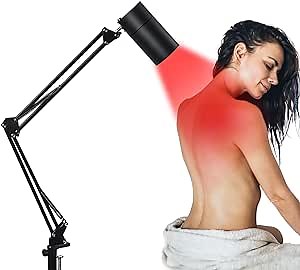 LED Near Infrared Light Therapy Device, Red Light Therapy Devices with 660nm & 850nm Wavelengths 36W Red LED Light Therapy Lamp for Pain Relief, Skin Care & Sleep Improve