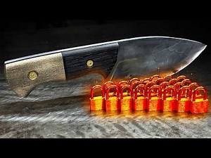 I Turned Padlocks Into a Damascus Knife (Unexpected Pattern)