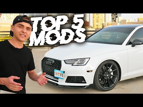 TOP 5 MODS WE'VE DONE ON THE 2017 Audi A4 B9