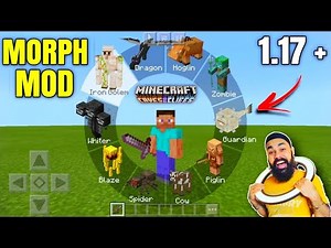 How to Convert Into Any Mob in Minecraft Pocket Edition | Morph Mod