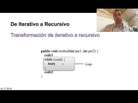 Conversión de Iterativo a Recursivo | 1/7 | UPV