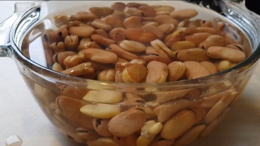 Une recette familiale de fèves sèches en sauce, Un délicieux plat pour les amateurs de cuisine végétarienne La fève est riche en fibres et en vitamines qu’elle soit fraiche ou sèche. La fève remplace facilement la viande une bonne chose pour les végétariens. | La cuisine de Hayat