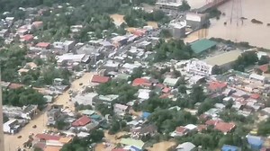 Nagsagawa ng flood damage assessment ang Philippine Coast Guard sa Isabela, Cagayan, at Tuguegarao City ngayong Sabado. | via PH Coast Guard | ABS-CBN News