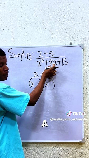 Simplification of algebraic expression. #Maths #AlgebraChallenge