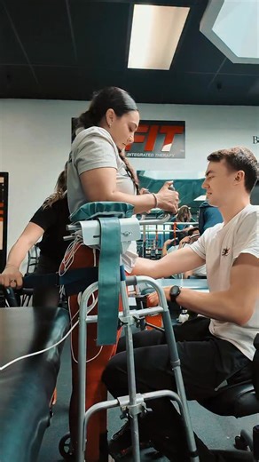 3.2K views · 1.6K reactions | I’m fully paralyzed from the chest down. Getting upright and “walking” improves my bone health, muscle connections, and cardio function. Also it kicks my butt every single time- thanks @scifitdublin lol I might not be able to walk again but that doesn’t mean I can’t reap the benefits. What do yall think? What’s your take?? | Kerry Peterson | Facebook