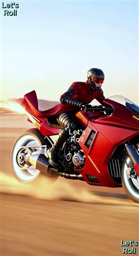 Epic Drift! Vash the Stampede Inspired Futuristic Motorbike in Action